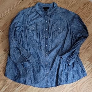 Lane Bryant button down shirt 28